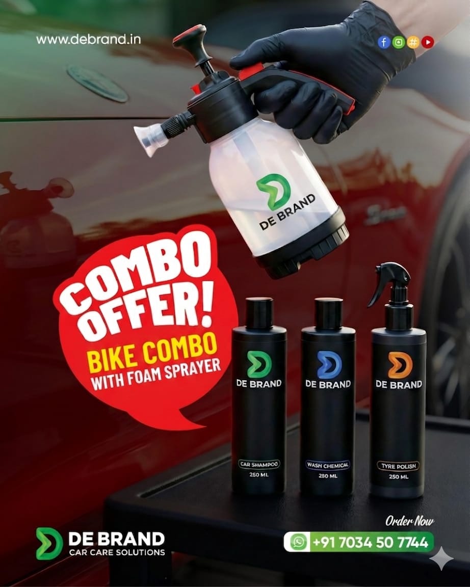 Bike Combo with Foam Sprayer